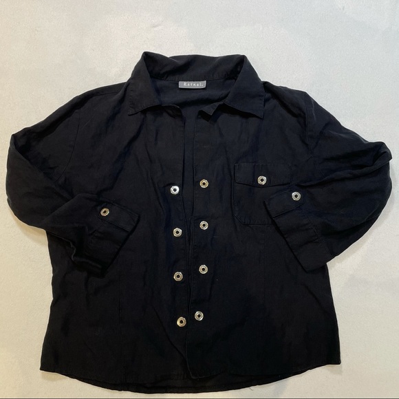 Black Katmai 3/4 Blazer Jacket - Picture 2 of 8